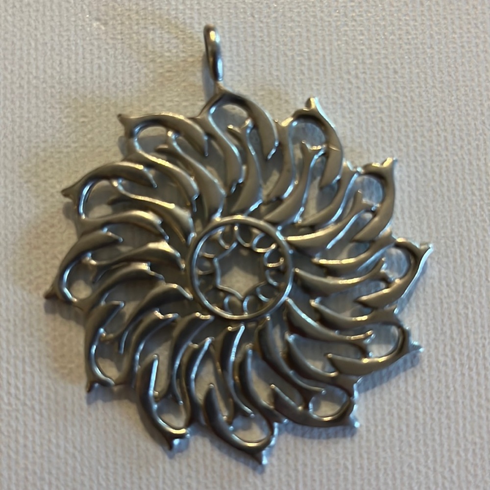 Pewter necklace pendant